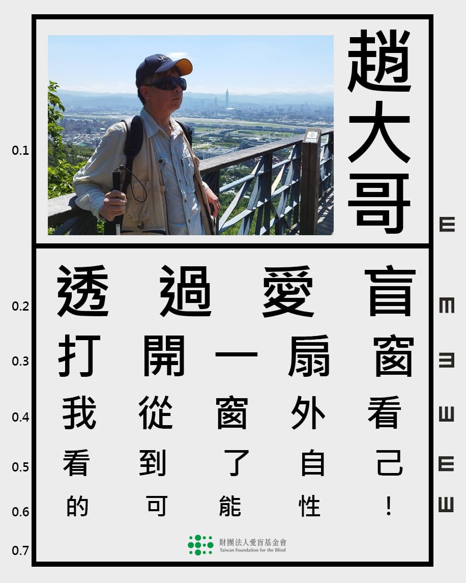 讓好事，成就好視? 支持愛盲低視能服務計畫 守護上百萬名低視能者